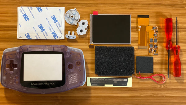 Game Boy Advance V2 IPS Full Mod Kit
