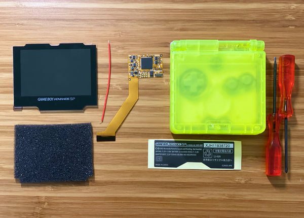 Game Boy Advance SP IPS Full Mod Kit
