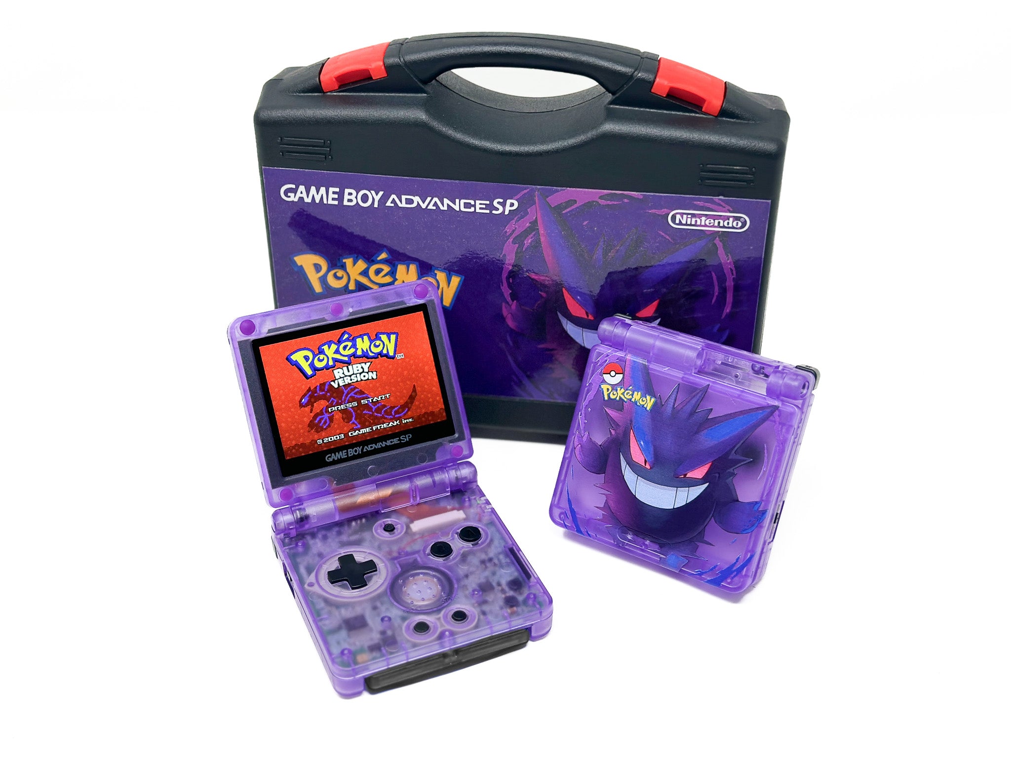Game Boy Advance SP IPS Mod Console