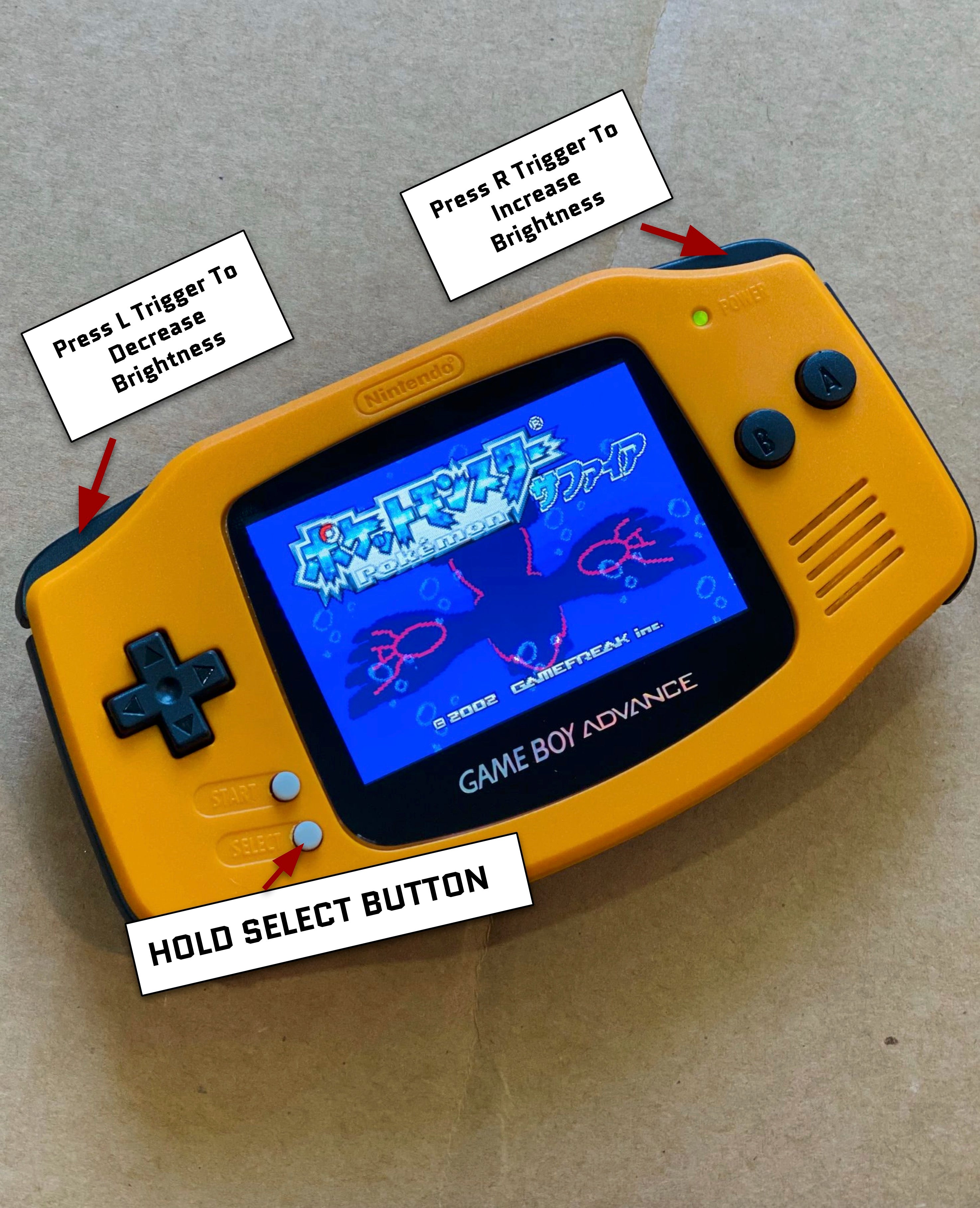Game Boy Advance V2 IPS Full Mod Kit