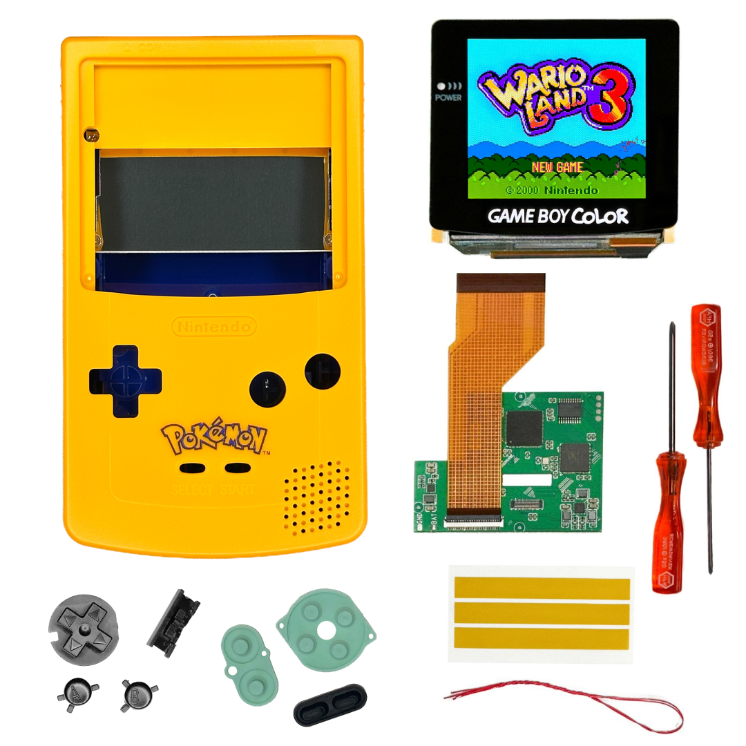 Game Boy Color AMOLED Full Mod Kit